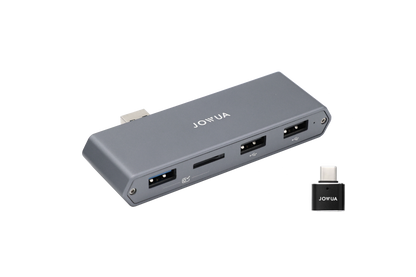 Dubbelfunktionell lagringshub (MicroSD-läsare & Tesla-USB) Jowua