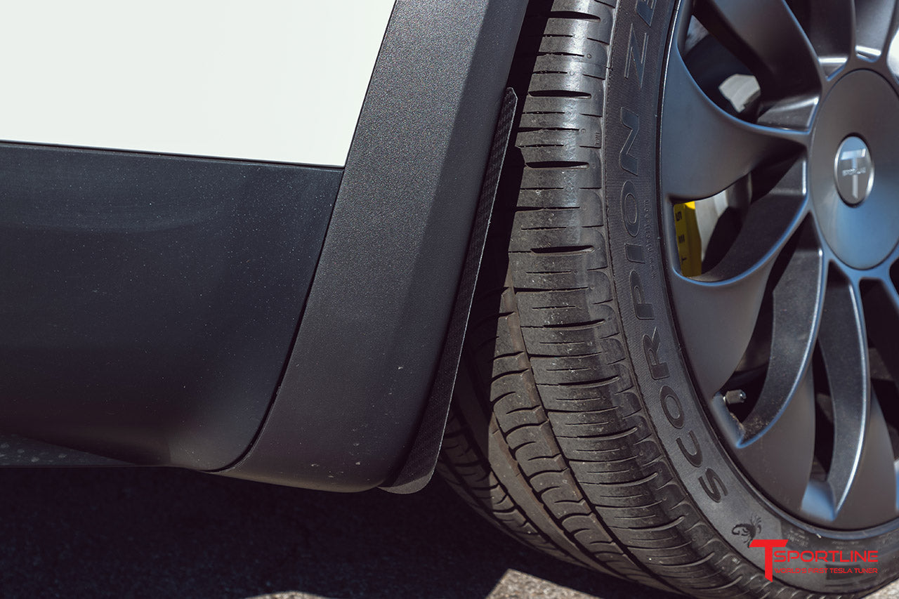 Model X stänkskydd kolfiber