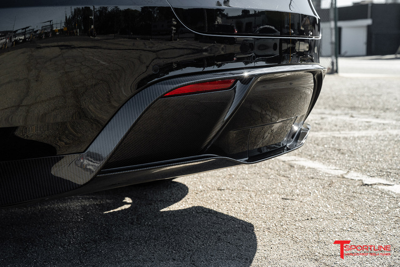 T-sportline - Model Y carbon fiber rear diffuser