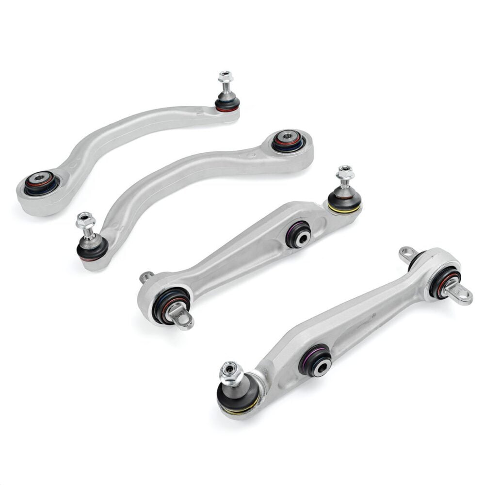 Front Lower Lateral Fore & Compliance Aft Arms with Spherical Bushings Unplugged Performance Tesla Model 3/Y