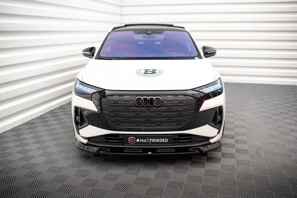 Front Splitter V.1 Maxton Design Audi Q4 e-tron