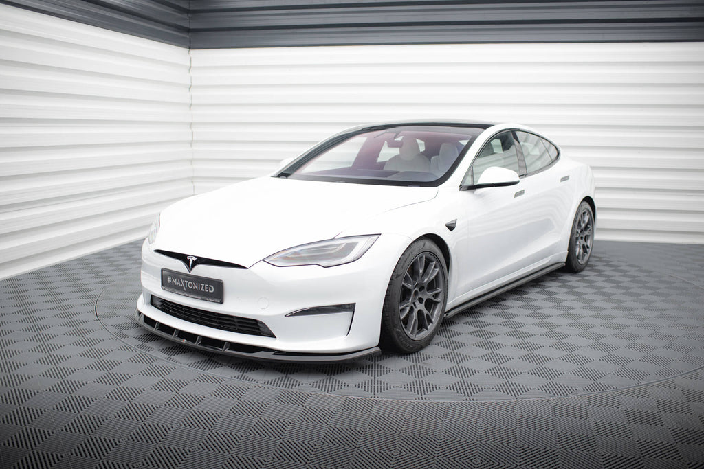 Tesla Front Splitter V.3 Maxton Design Model S 2021+.