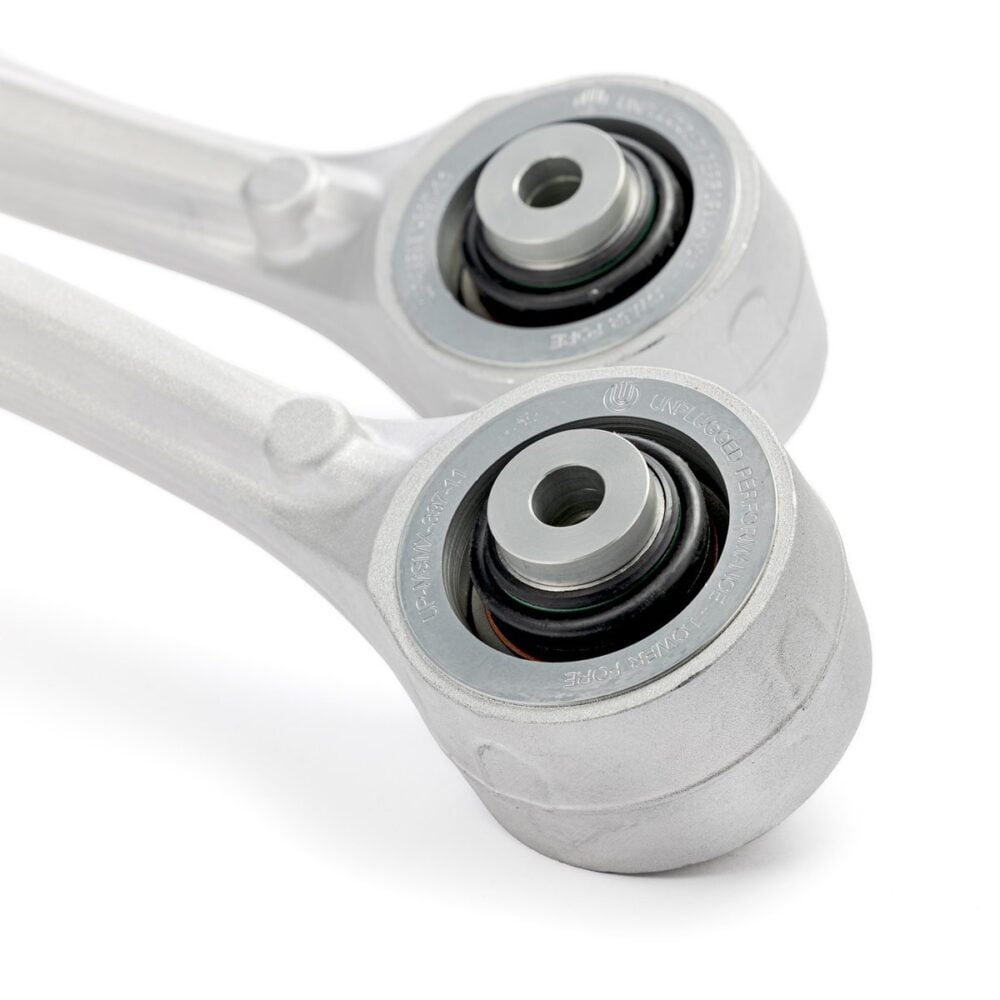 Front Lower Lateral Aft & Compliance Fore Arms with Spherical Bushings Unplugged Performance Tesla Model S & X