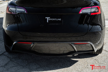T-sportline - Model Y carbon fiber rear diffuser
