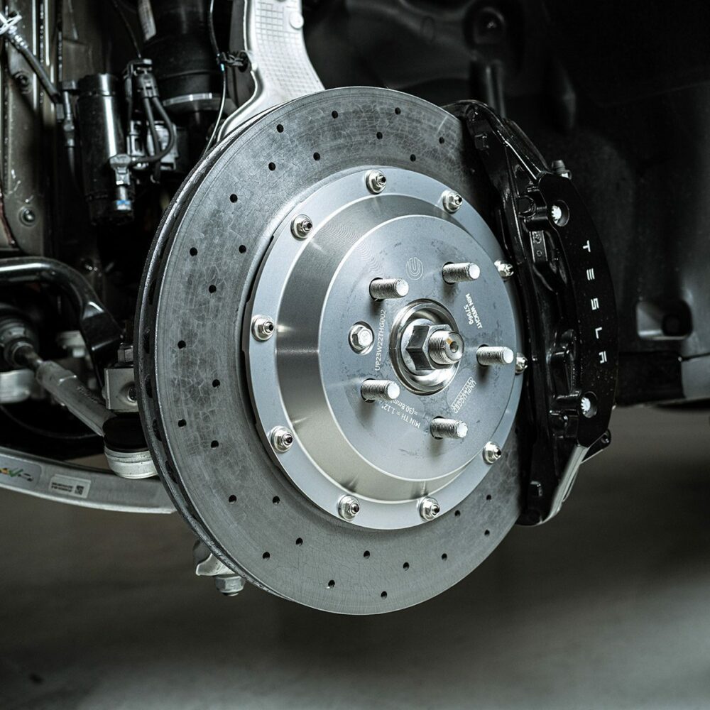 Big Sweep Carbon Ceramic Front Rotor + Brake Pad Kit Unplugged Performance Model X 2021+