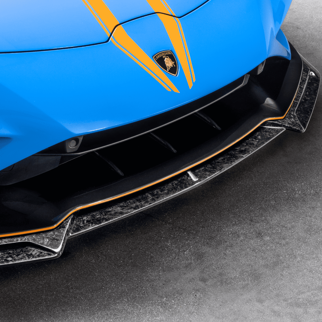 Lamborghini Huracan EVO Monza Edizione Front Spoiler (Carbon Matrix)- RWD ONLY - Vorsteiner Wheels Wheels  - Motor Vehicle Frame & Body Parts - [tags]