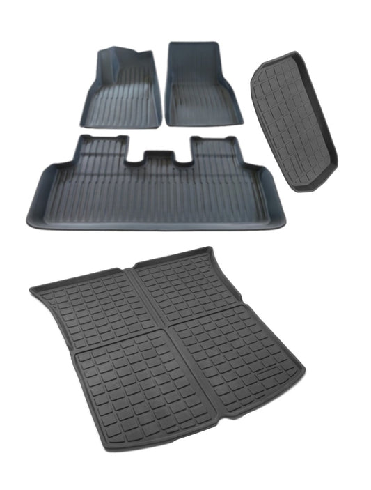 Rubber Mats Small Package TPE + XPE Tesla Model Y