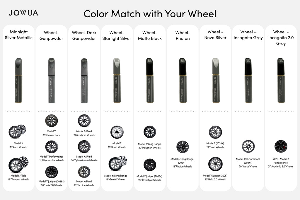 Touch-up paint Jowua Tesla Model Y, 3, S, X - paint stick