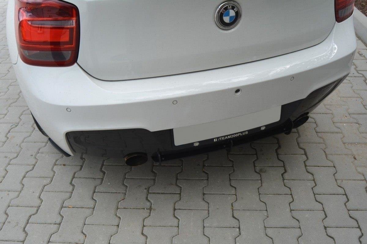 BMW 1 F20/F21 M-POWER bagdiffusor og bagsiden Splitters (forord)