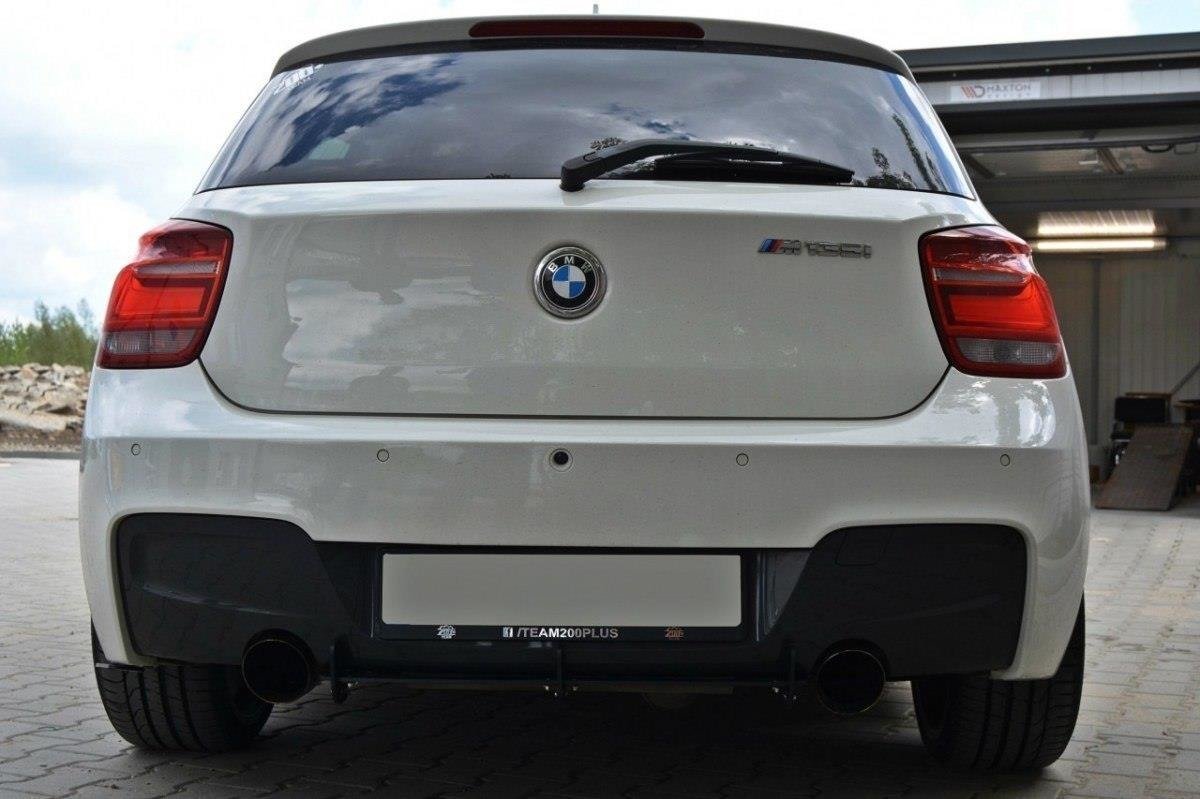 BMW 1 F20/F21 M-POWER bagdiffusor og bagsiden Splitters (forord)