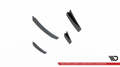 Carbon fiber front bumper wings (canards) prepreg bmw 1 f40 m-pack/ m135i