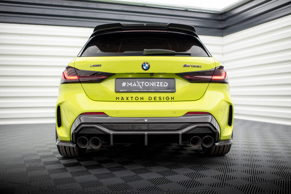 Carbon fiber rear diffuser prepreg v.1 bmw 1 f40 m-pack/ m135i