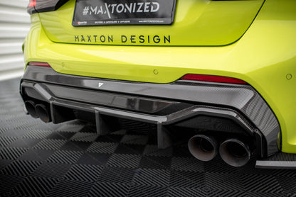 Carbon fiber rear diffuser prepreg v.1 + milltek sport exhaust bmw 1 f40 m135i