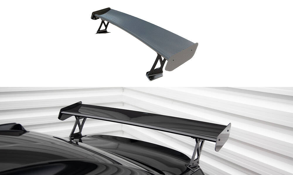 Carbon fiber spoiler with external brackets uprights bmw m2 g87 / m240i / 2 m-pack / 2 standard g42