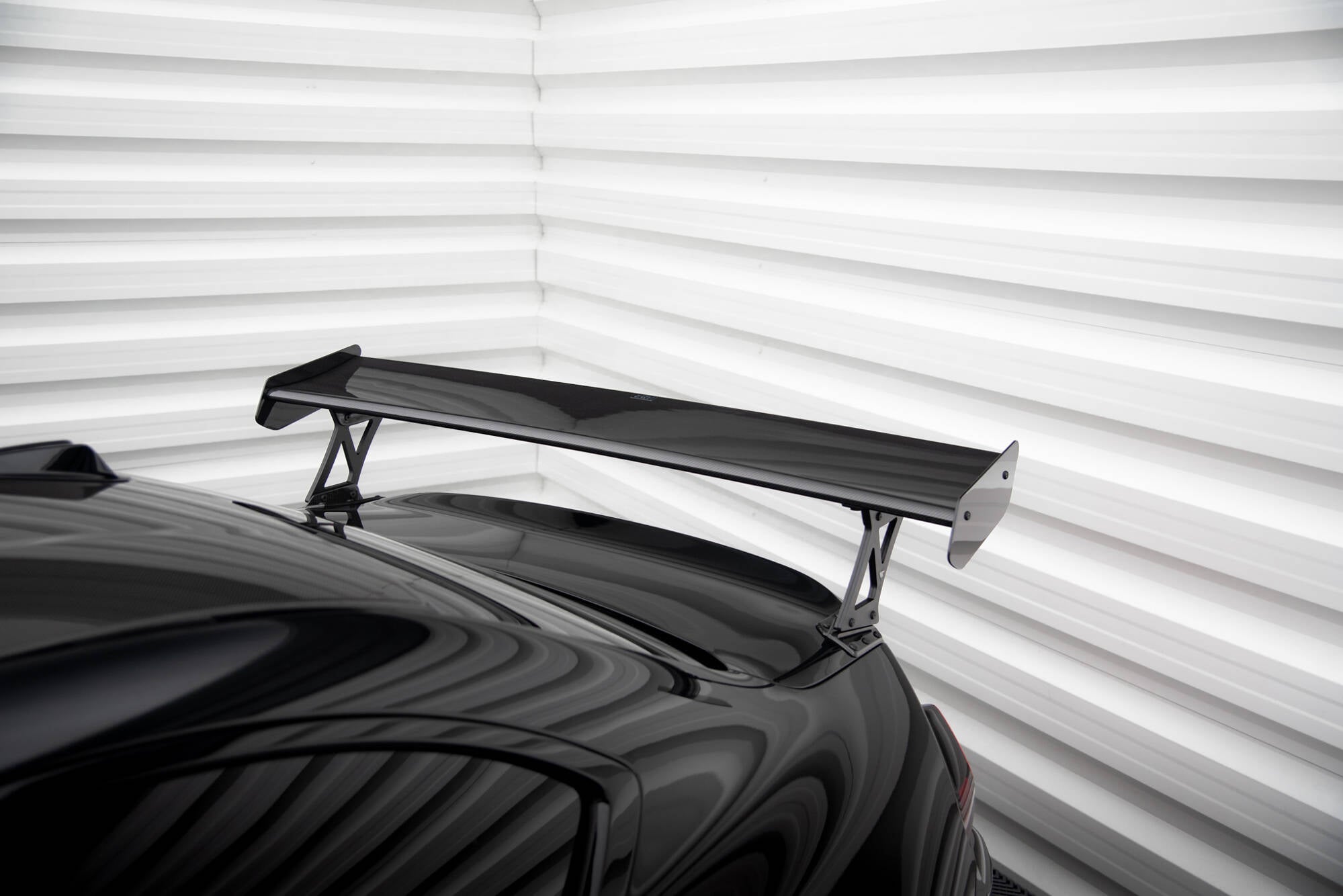 Carbon fiber spoiler with external brackets uprights bmw m2 g87 / m240i / 2 m-pack / 2 standard g42