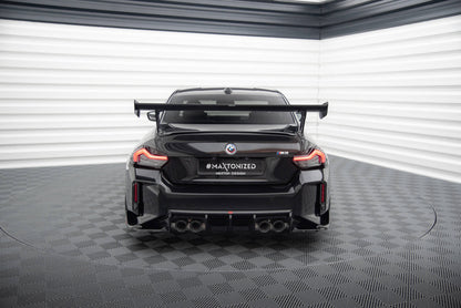 Carbon Fiber Spoiler with External Brackets Uprights BMW M2 G87 / M240I / 2 M-Pack / 2 Standard G42