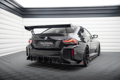 Carbon Fiber Spoiler with External Brackets Uprights BMW M2 G87 / M240I / 2 M-Pack / 2 Standard G42