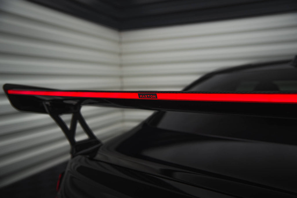 Carbon fiber spoiler with external brackets uprights +led light bmw m2 g87 / m240i / 2 m-pack / 2 standard g42