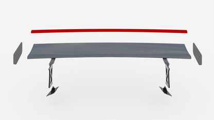 Carbon Fiber Spoiler with External Brackets Uprights +LED Light BMW M2 G87 / M240i / 2 M-Pack / 2 Standard G42