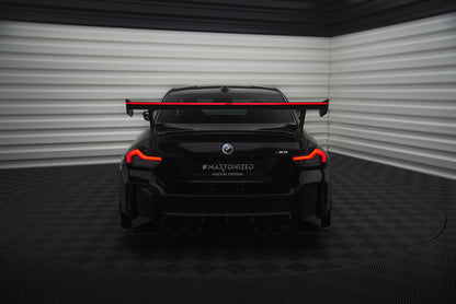 Carbon Fiber Spoiler with External Brackets Uprights +LED Light BMW M2 G87 / M240i / 2 M-Pack / 2 Standard G42