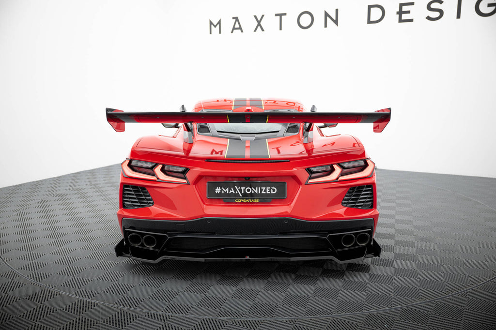 Chevrolet Corvette C8:n hiilikuituinen spoileri