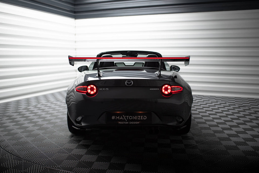 Carbon spoiler jdm style + led mazda mx-5 nd (mk4)