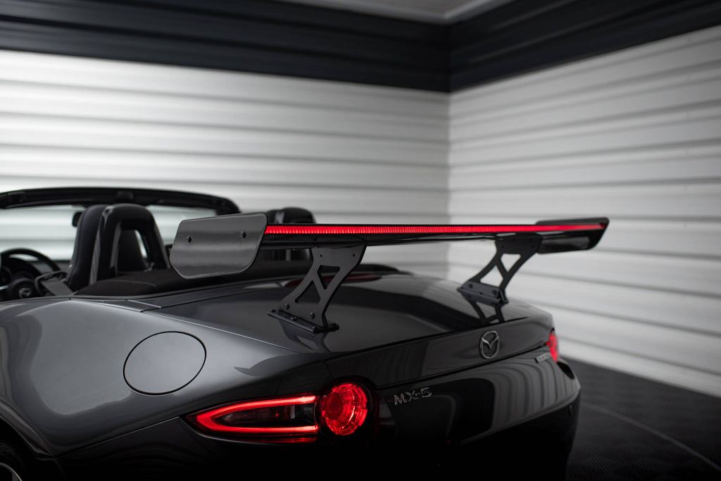 Carbon spoiler jdm style + led mazda mx-5 nd (mk4)