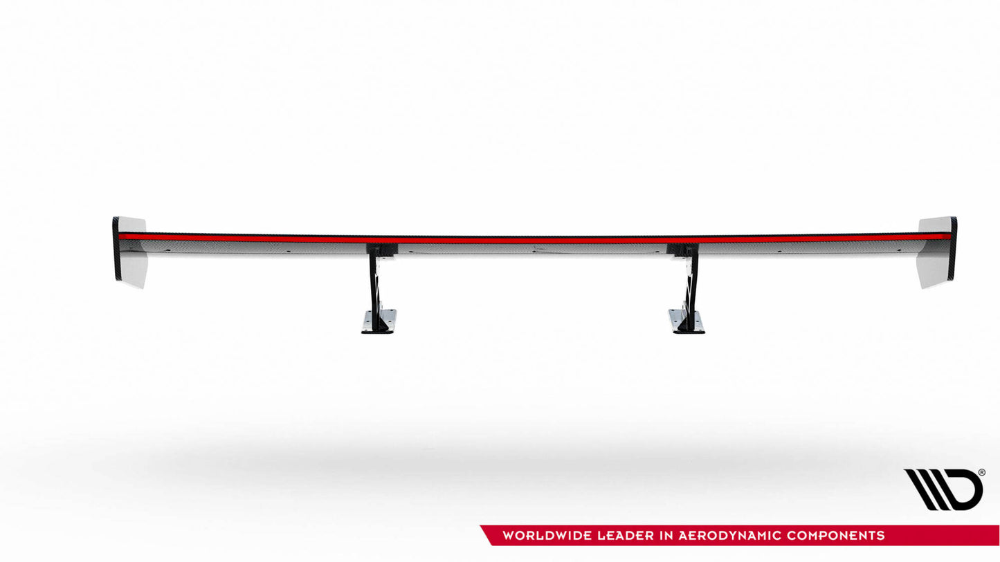 Carbon spoiler + led alfa romeo giulia quadrifoglio