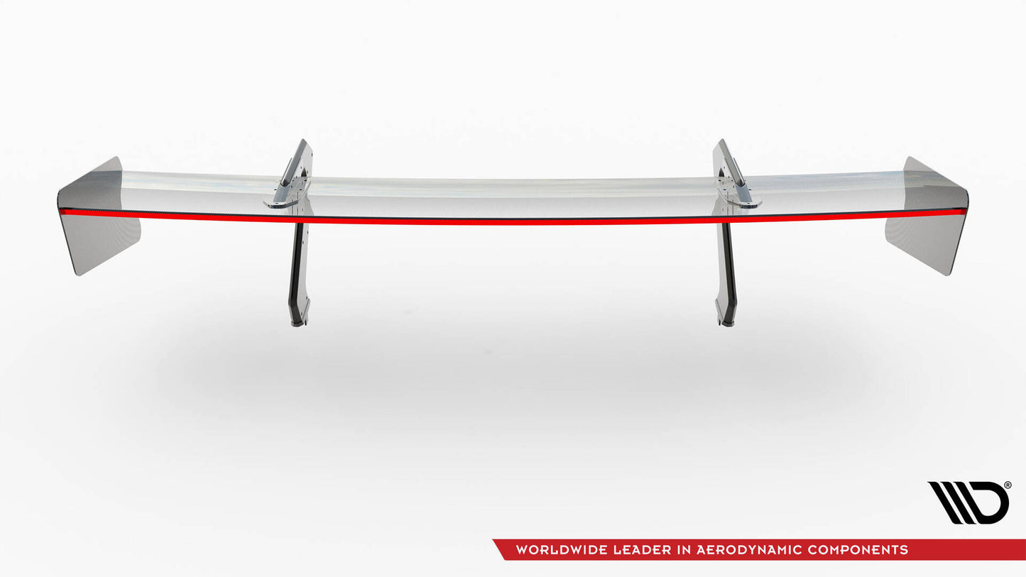 Carbon spoiler + led audi r8 mk2