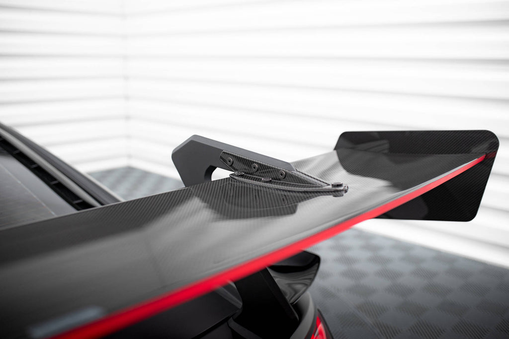 Carbon spoiler + led audi r8 mk2