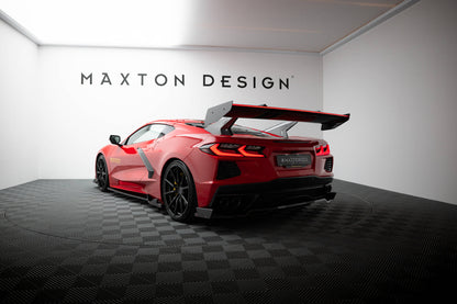 Kulfiberspoiler + LED-forlygter til Chevrolet Corvette C8