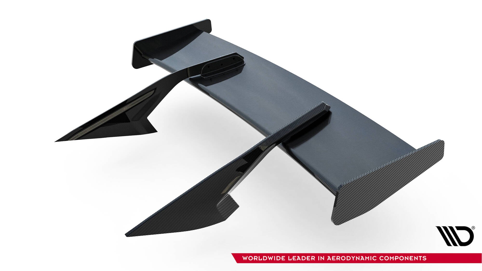 Carbon spoiler + led chevrolet corvette c8