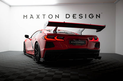 Kulfiberspoiler + LED-forlygter til Chevrolet Corvette C8
