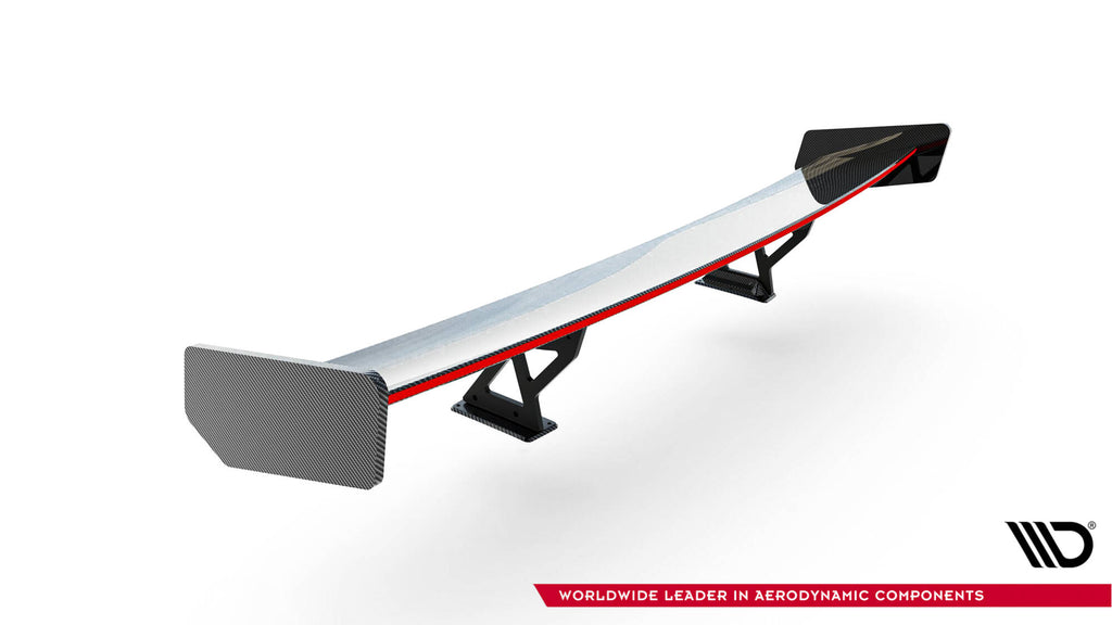 Carbon spoiler + led dodge challenger mk3