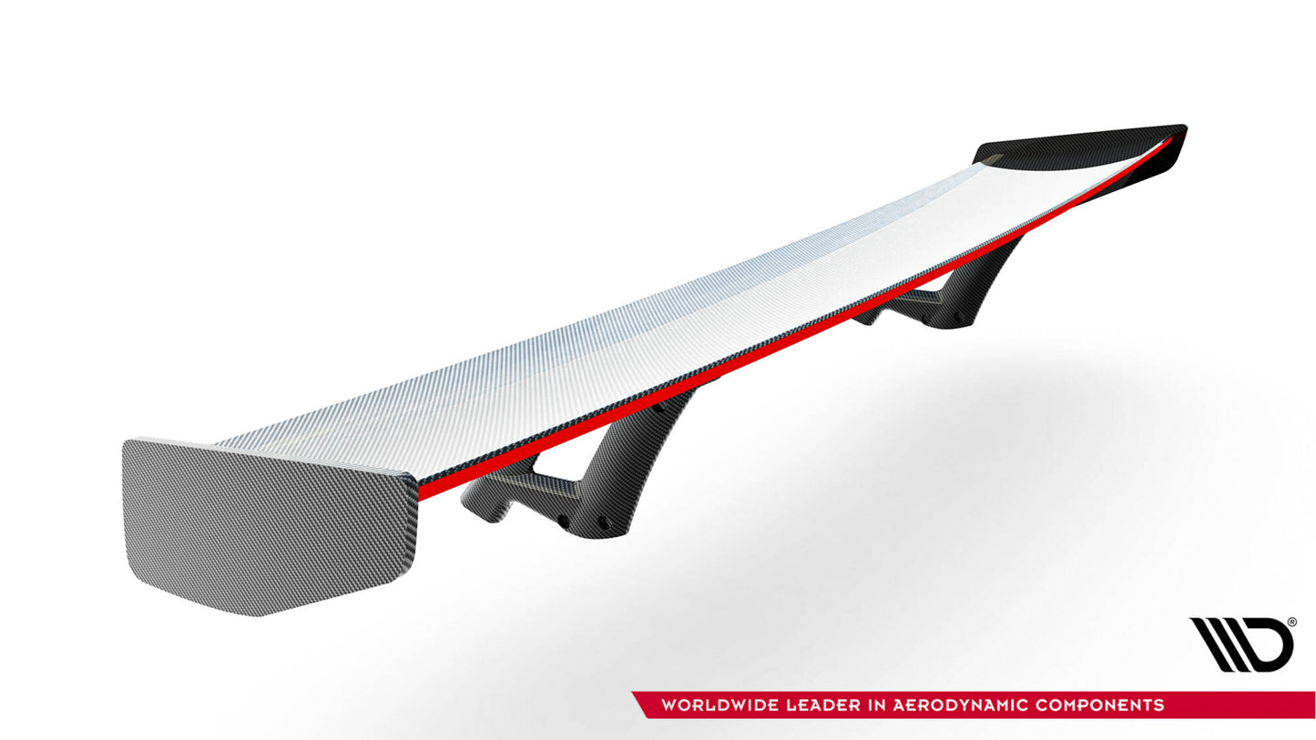 Carbon spoiler + led mercedes-amg gtr c190 facelift