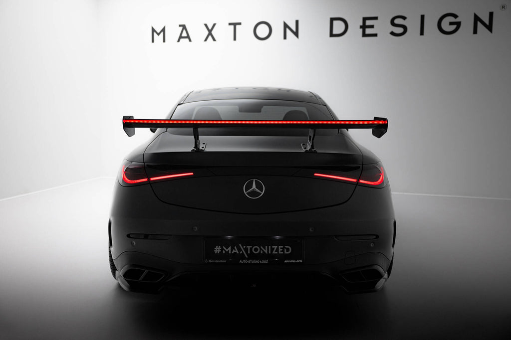 Carbon spoiler v.1 + led mercedes-benz cle amg-line c236