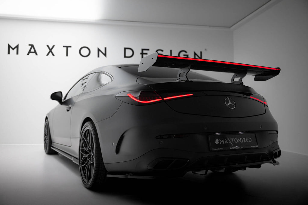 Carbon spoiler v.1 + led mercedes-benz cle amg-line c236