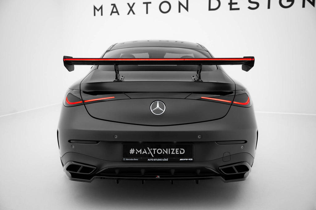 Carbon spoiler v.1 + led mercedes-benz cle amg-line c236