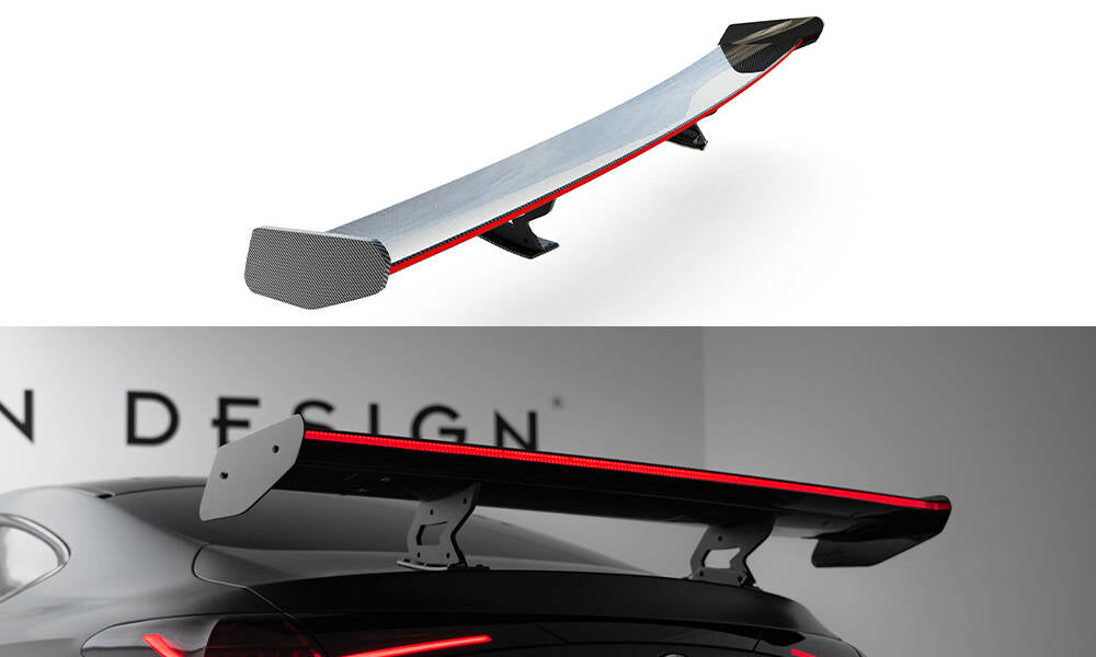 Carbon spoiler v.1 + led mercedes-benz cle amg-line c236