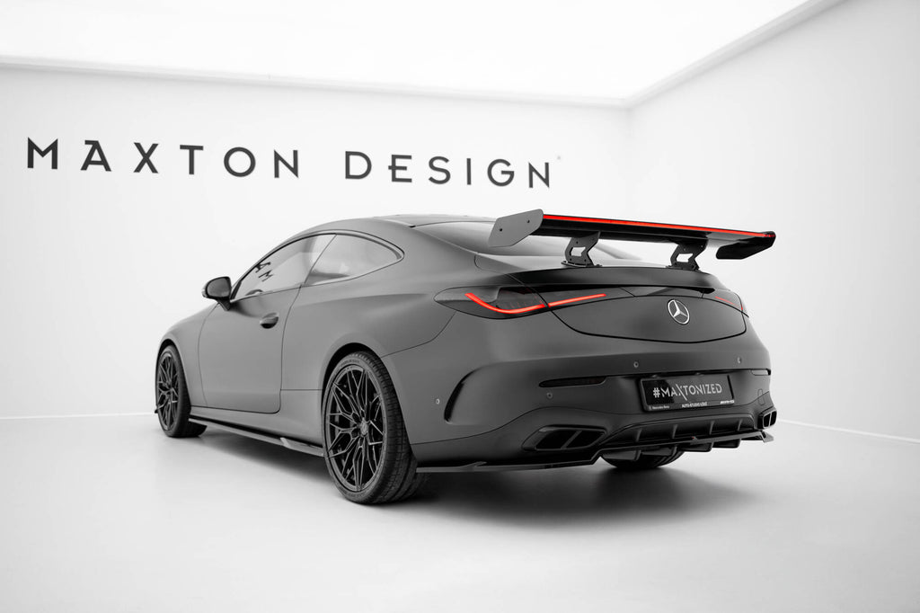 Carbon spoiler v.1 + led mercedes-benz cle amg-line c236
