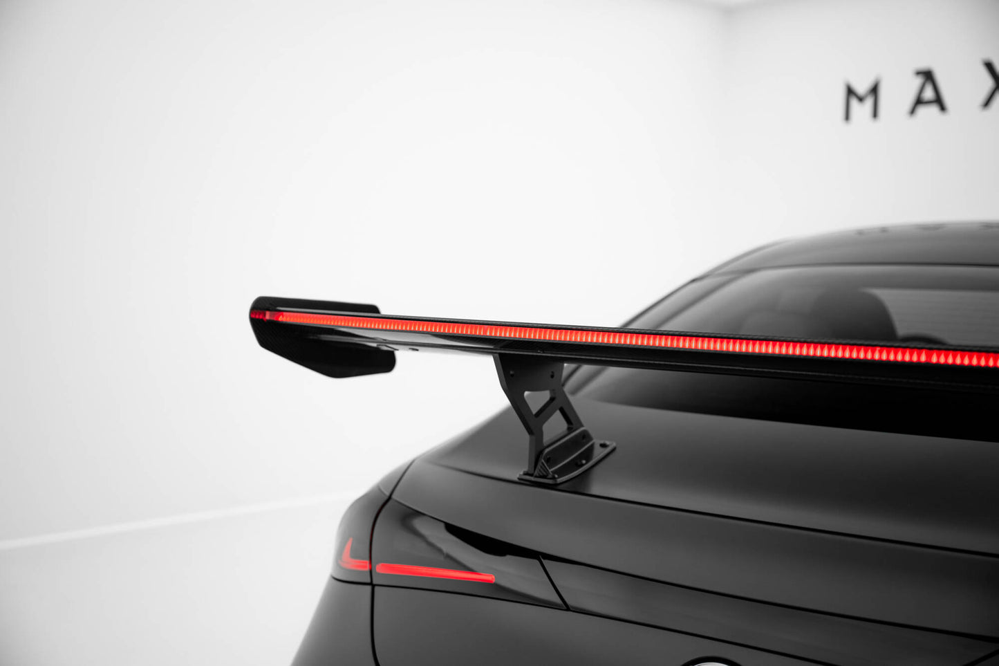 Carbon spoiler v.2 + led mercedes-benz cle amg-line c236