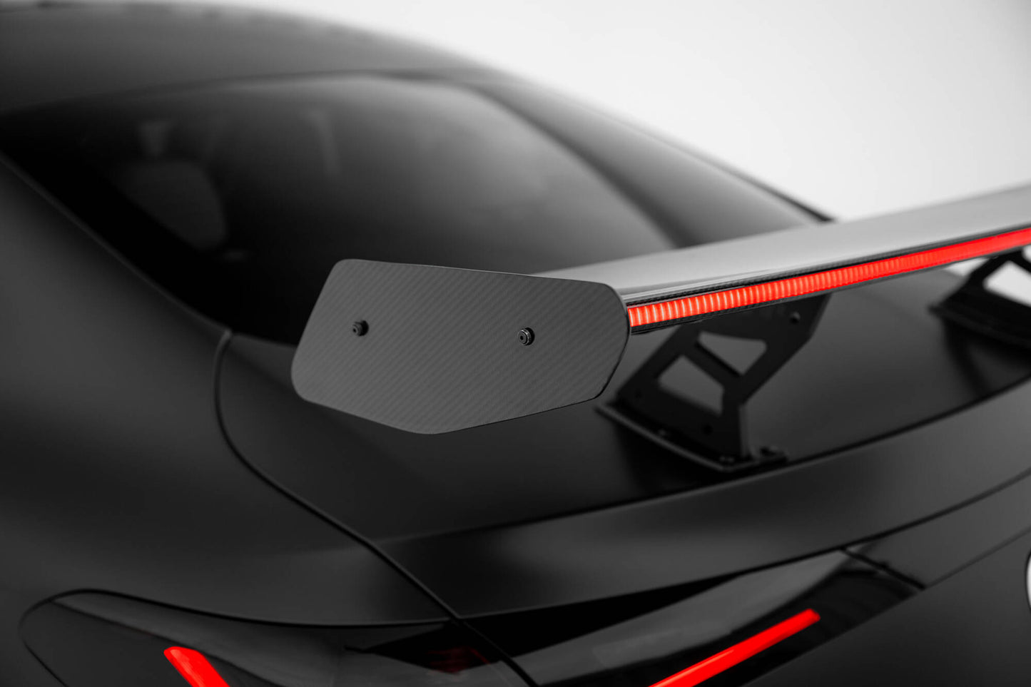 Carbon spoiler v.2 + led mercedes-benz cle amg-line c236