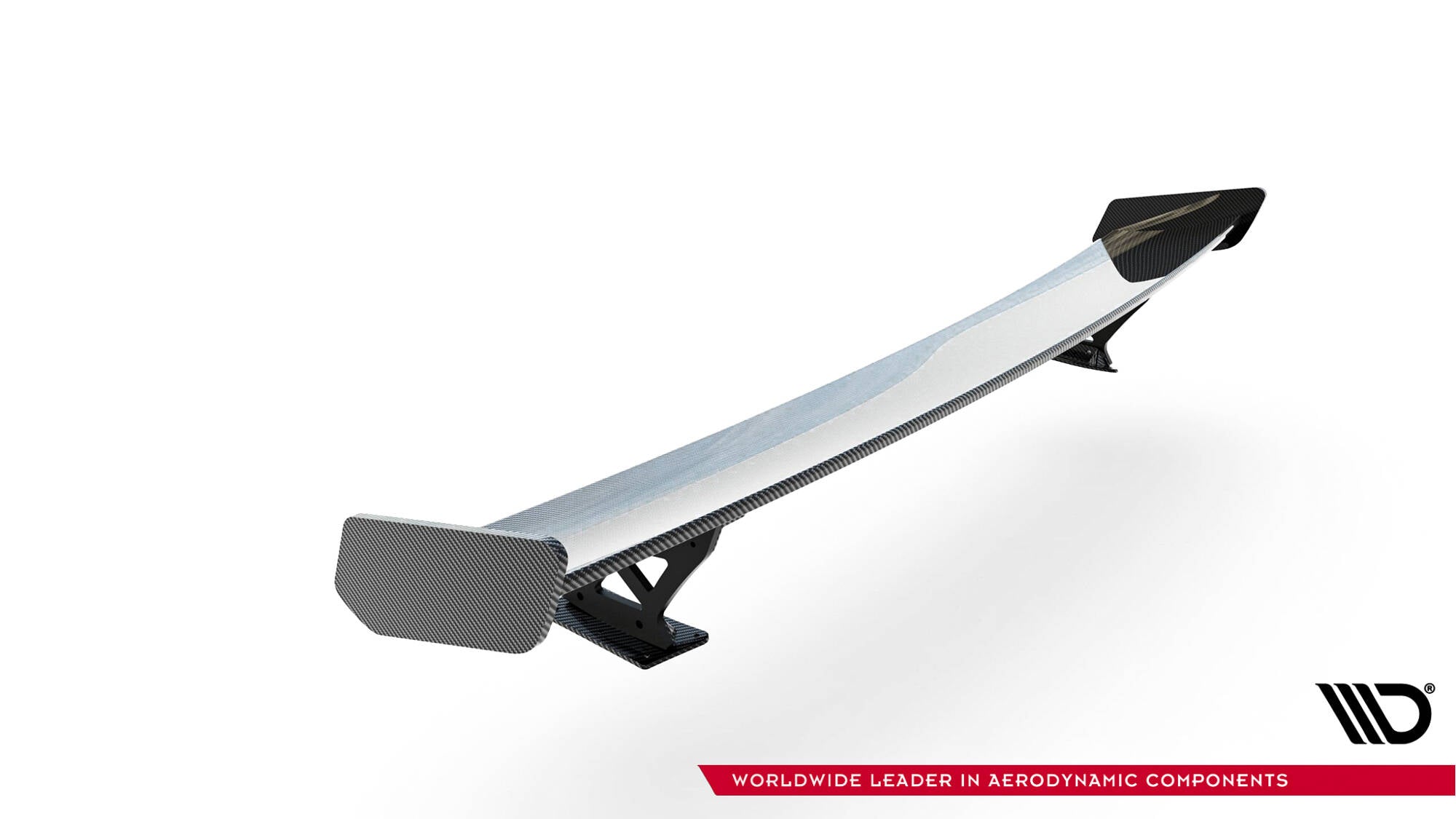 Carbon spoiler med eksterne parenteser lodrette Audi A3 / A3 S-linje / S3 / RS3 siden 8V / 8V ansigtsløftning