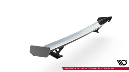 Carbon spoiler with external brackets uprights audi a3 / a3 s-line / s3 / rs3 sedan 8v / 8v facelift