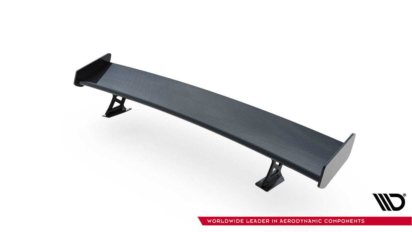 Carbon spoiler with external brackets uprights audi a3 / a3 s-line / s3 / rs3 sedan 8v / 8v facelift