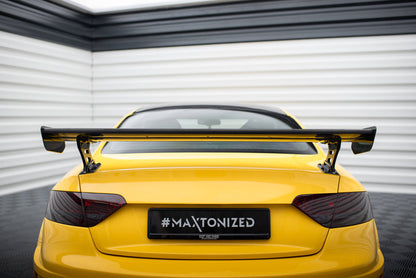 Carbon spoiler med eksterne parenteser lodrette Audi A5 Coupe 8t