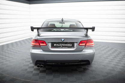 Carbon spoiler with external brackets uprights bmw 3 / m3 coupe e92