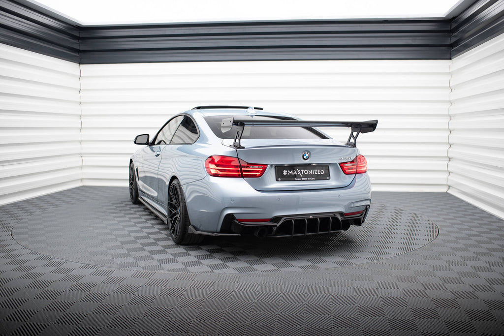 Carbon spoiler med eksterne parenteser lodrette BMW 4 F32 / 4 F32 m-pack coupe