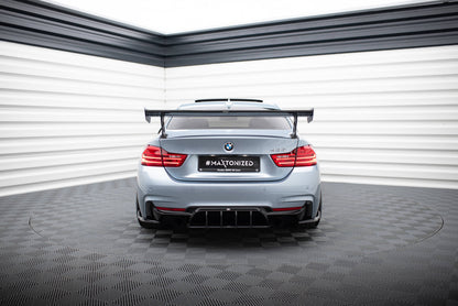 Carbon spoiler with external brackets uprights bmw 4 f32 / 4 f32 m-pack coupe