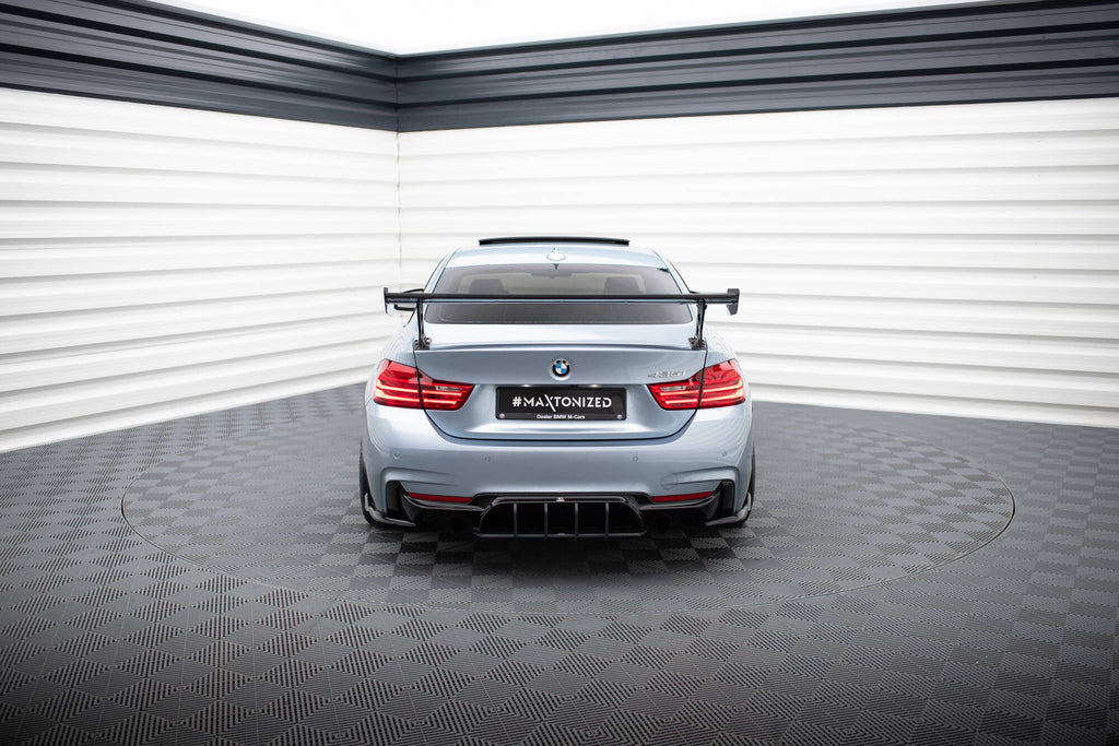 Carbon spoiler med eksterne parenteser lodrette BMW 4 F32 / 4 F32 m-pack coupe